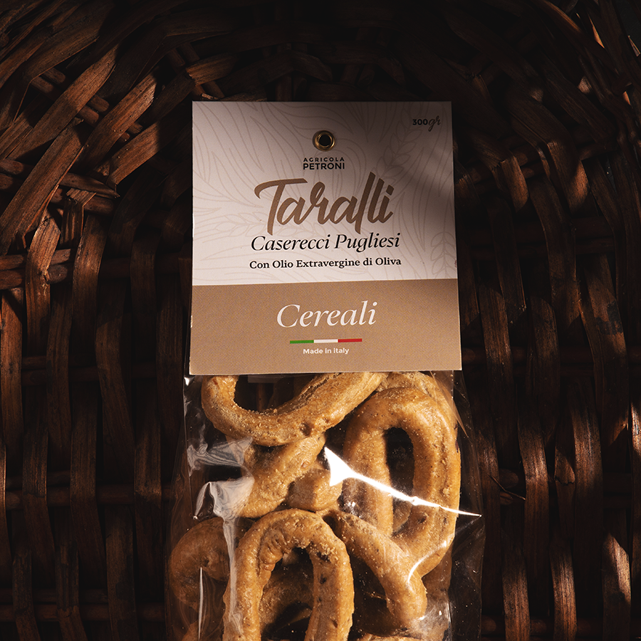Taralli Caserecci Pugliesi - Cereals 300g